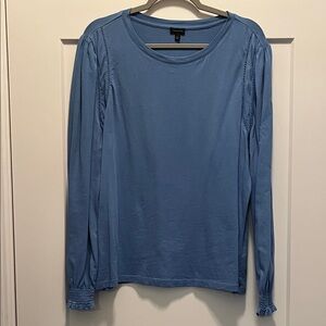 Talbots Soft Blue Crew Neck Top
